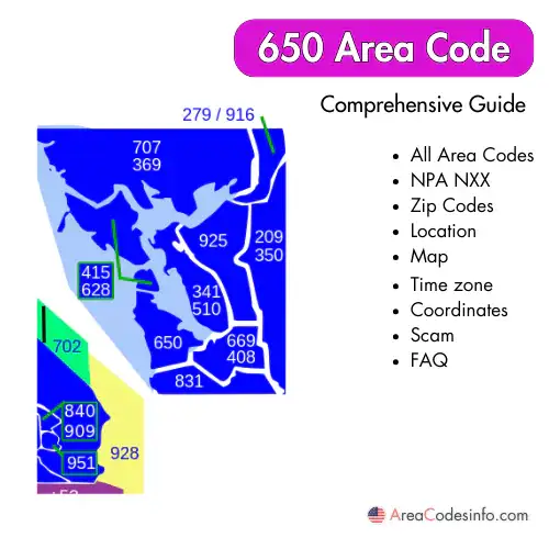 650 Area Code